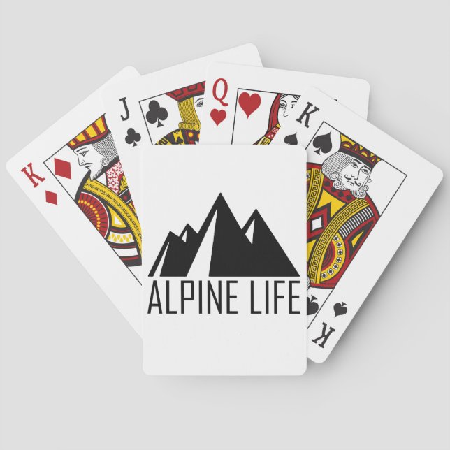 Jeu De Cartes Vie alpine (dos)