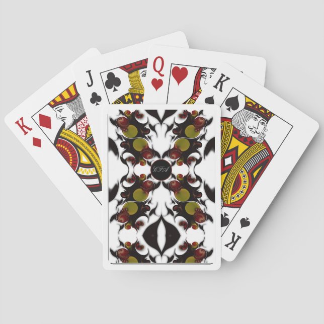 Jeu De Cartes "Vie morte avec contraste accidentel", Cartes (dos)