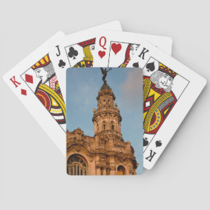 Jeu De Cartes Vieille flèche de bâtiment, La Havane, Cuba