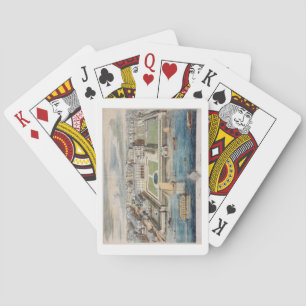 Jeu De Cartes Vieille maison Somerset sur le Strand, gravé par J