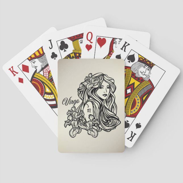 Jeu De Cartes Vierge du zodiaque Vierge (dos)