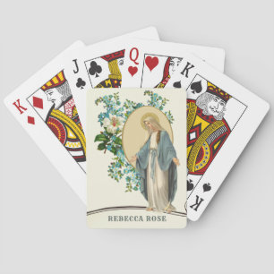 Jeu De Cartes Vierge Marie Catholique Religieuse Dame de Grâce