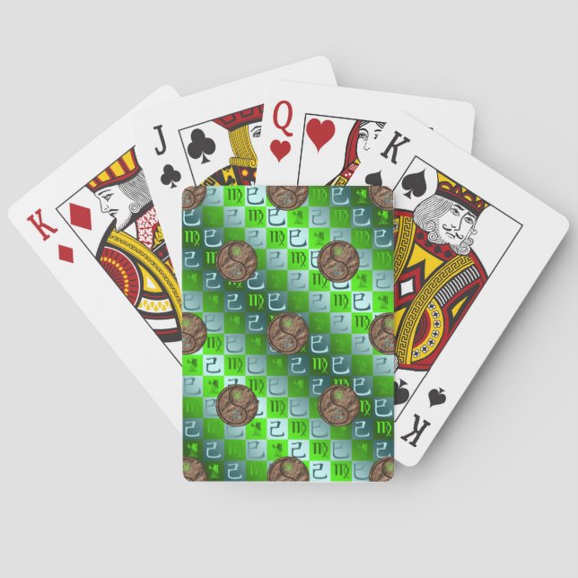 Jeu De Cartes Vierge & Serpent de Terre (dos)