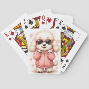 Jeu De Cartes Vieux chien de berger anglais drôle Kawaii