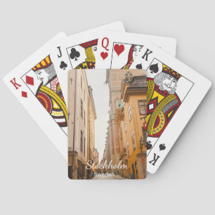 Jeu De Cartes Vieux Town, Stockholm, Suède Souvenir