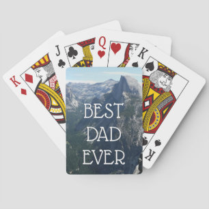 Jeu De Cartes View from Glacier Point in Yosemite Best Dad Ever