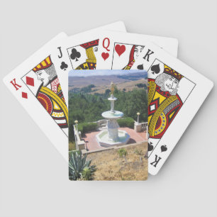 Jeu De Cartes View from Hearst Castle, San Simeon, Californie