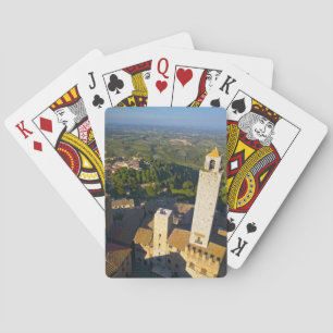 Jeu De Cartes View From Tower, San Gimignano, Siena, Tuscany