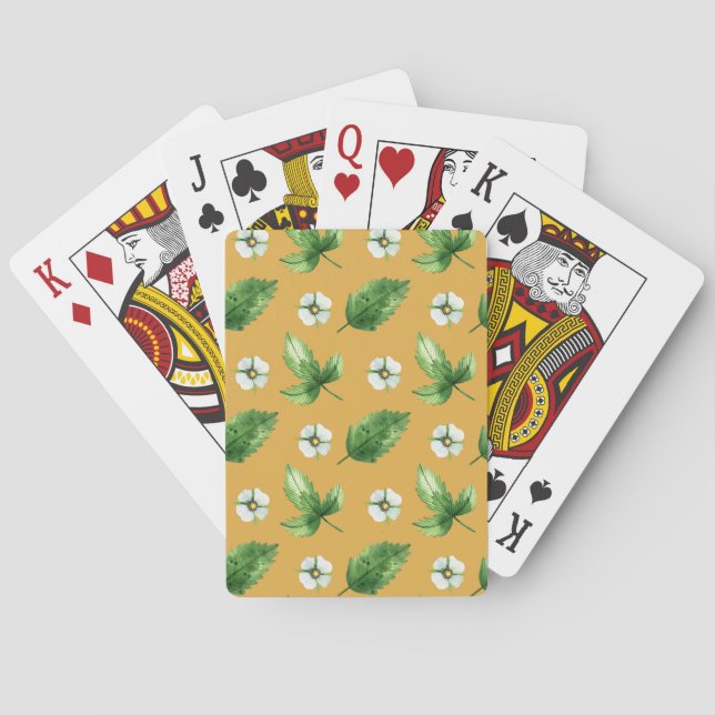 Jeu De Cartes Vigne de fleurs de passion (dos)