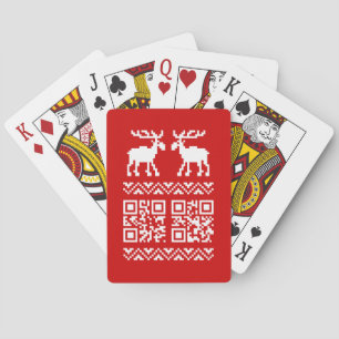 Jeu De Cartes Vilain Sweater QR Code Bonne année!