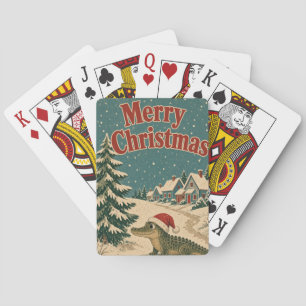 Jeu De Cartes Village de crocodiles chemin animal de Noël