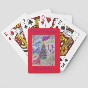 Jeu De Cartes Village de Noël