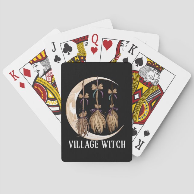 Jeu De Cartes Village Witch gothique Occulte Wicca Pagan Nature (dos)