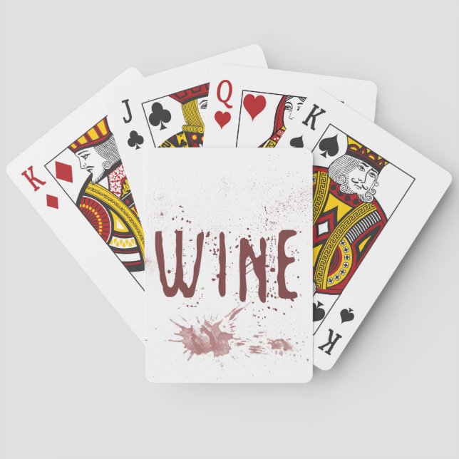 Jeu De Cartes Vin (dos)