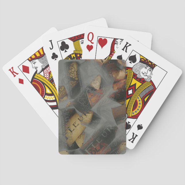 Jeu De Cartes Vin Cork Glace sèche (dos)