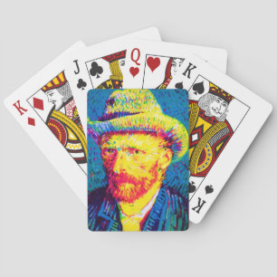 Jeu De Cartes Vincent Van Gogh - Autoportrait Pop Art avec chape