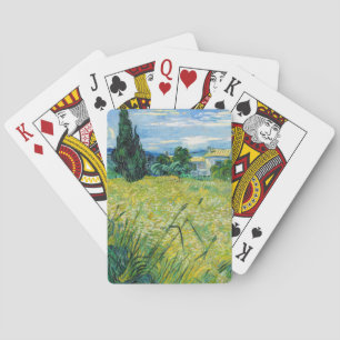 Jeu De Cartes Vincent van Gogh - Champ de blé vert avec cyprès