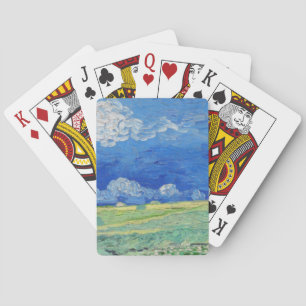 Jeu De Cartes Vincent van Gogh - Champs de blé sous des nuages o