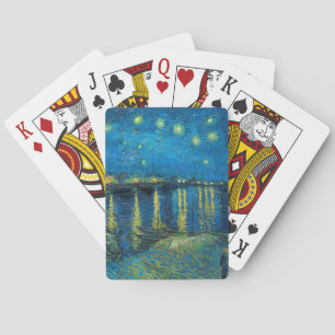 Jeu De Cartes Vincent Van Gogh Nuit étoilée sur le Rhône