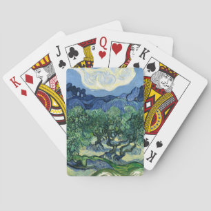 Jeu De Cartes Vincent Van Gogh Oliviers Paysage Montagneux