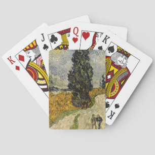 Jeu De Cartes Vincent van Gogh Route avec Cyprès, 1890
