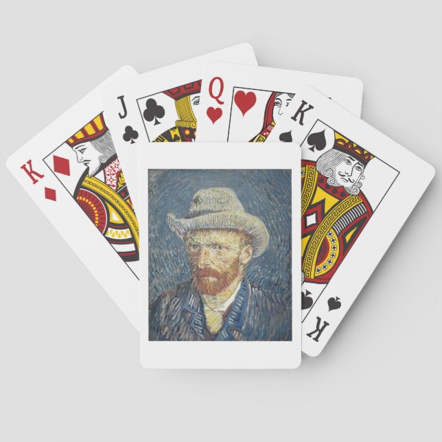 Jeu De Cartes Vincent van Gogh | Self Portrait with Felt Hat (dos)