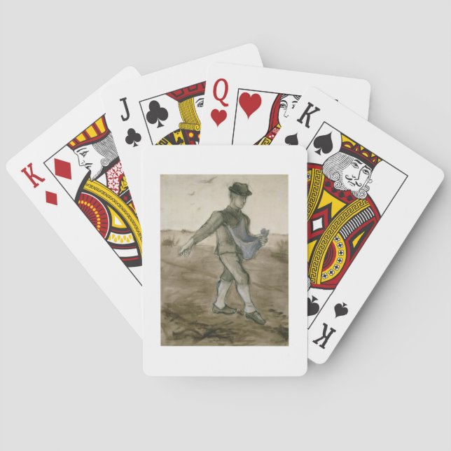 Jeu De Cartes Vincent van Gogh | The Sower, 1881 (dos)