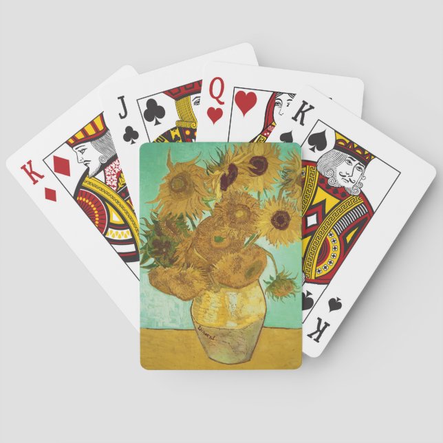 Jeu De Cartes Vincent van Gogh | Tournesols, 1888 (dos)