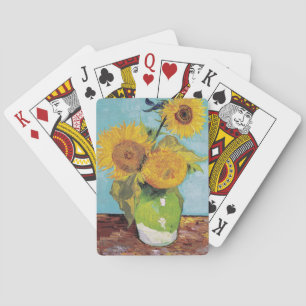 Jeu De Cartes Vincent Van Gogh - Trois Tournesols dans un Vase