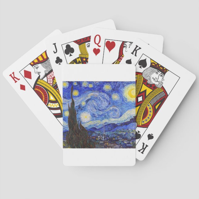 Jeu De Cartes Vincent Willem van Gogh , “ Starry Night ” (dos)