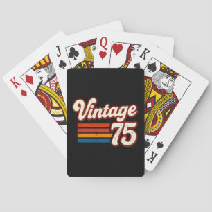 Jeu De Cartes Vintage 1975 Fabriqué en 1975 50e Anniversaire 50