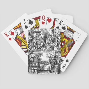 Jeu De Cartes Vintage Alice au pays des merveilles, Procès de la