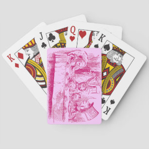 Jeu De Cartes Vintage Alice au Wonderland Tea Party