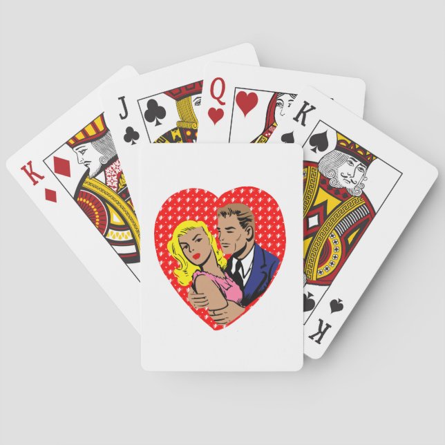 Jeu De Cartes vintage anti-valentine (dos)