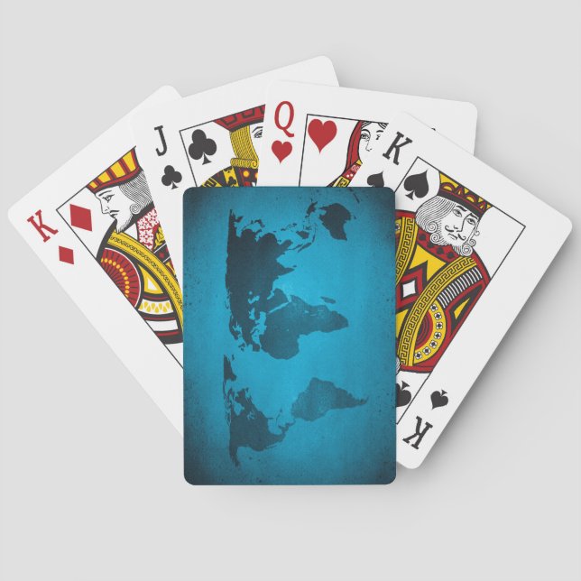 Jeu De Cartes Vintage blue (dos)