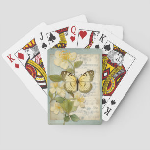 Jeu De Cartes Vintage Butterfly