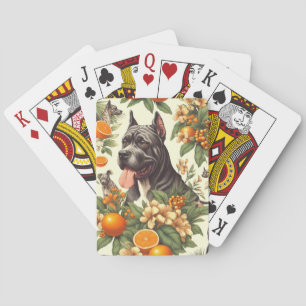 Jeu De Cartes Vintage Cane Corso sans mer