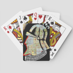 Jeu De Cartes Vintage Chili Santiago Voyage