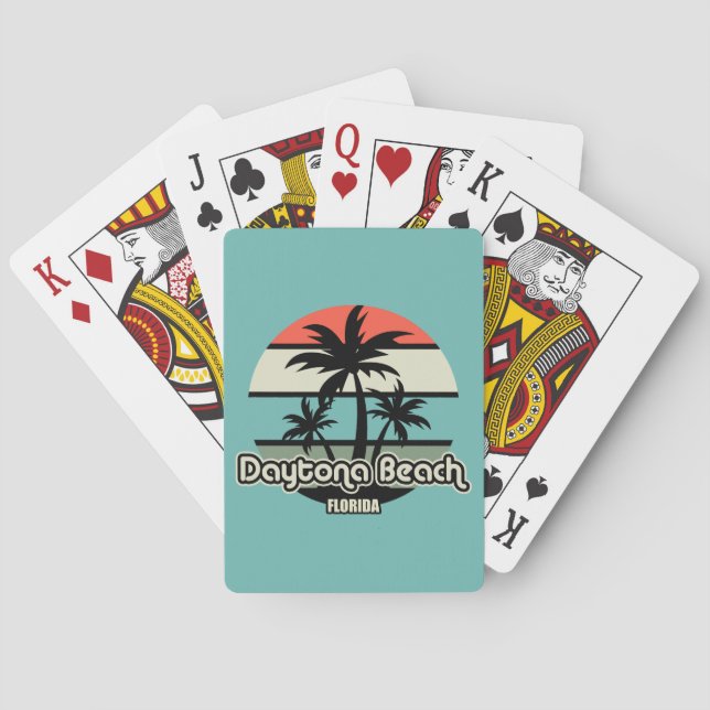 Jeu De Cartes Vintage Daytona Beach (dos)
