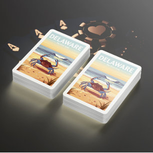 Jeu De Cartes Vintage Delaware