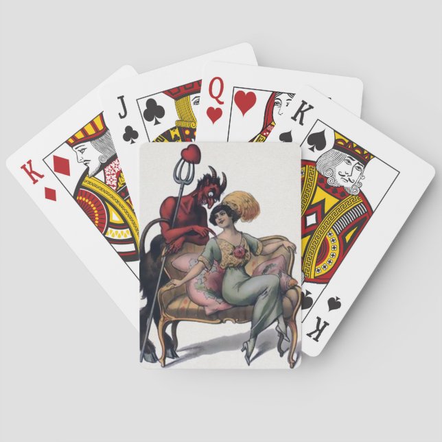 Jeu De Cartes Vintage Déplaisant (dos)