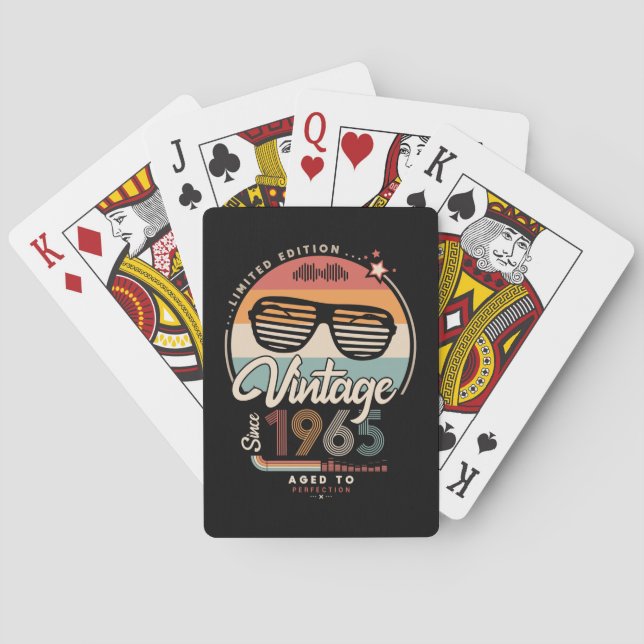 Jeu De Cartes Vintage depuis 1965 (dos)