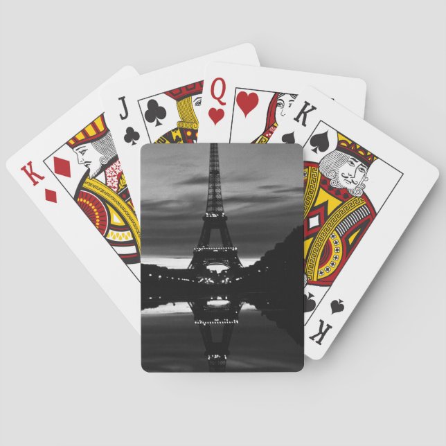 Jeu De Cartes Vintage France Paris Eiffel (dos)
