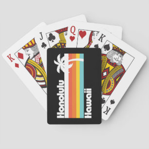 Jeu De Cartes Vintage Honolulu Hawaii