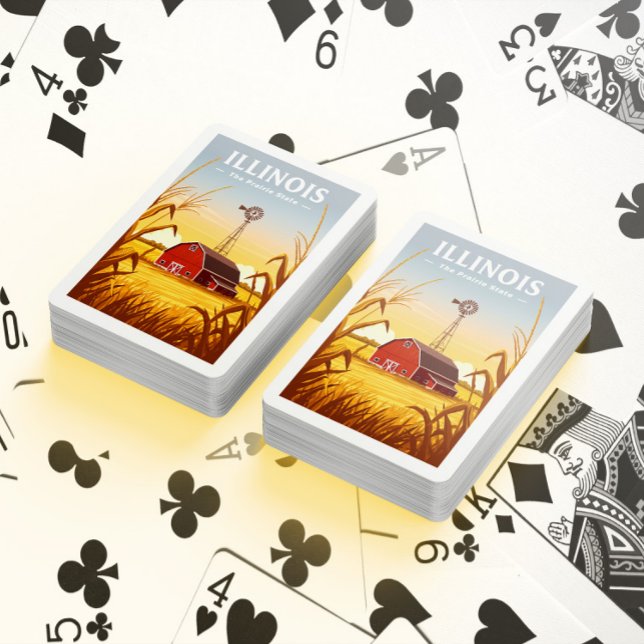 Jeu De Cartes Vintage Illinois (Créateur téléchargé)