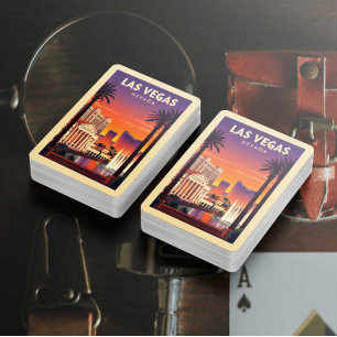 Jeu De Cartes Vintage Las Vegas Nevada