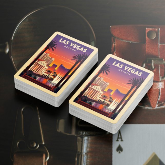 Jeu De Cartes Vintage Las Vegas Nevada (Créateur téléchargé)