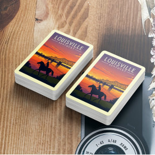 Jeu De Cartes Vintage Louisville Kentucky