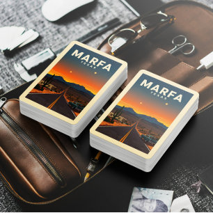 Jeu De Cartes Vintage Marfa Texas