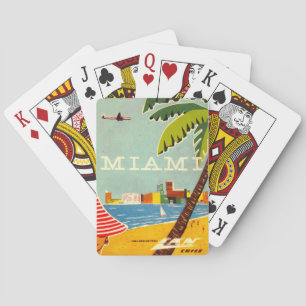 Jeu De Cartes Vintage Miami Classic